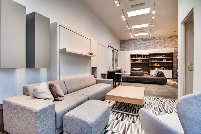 wall bed sectional at our la showroom
