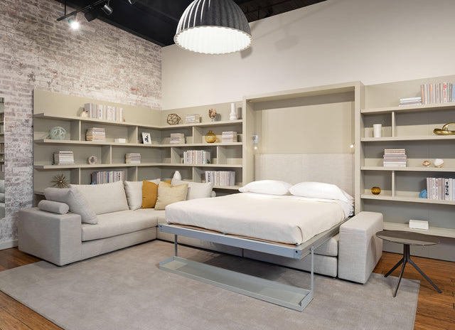 wall bed sectional at our seattle showroom
