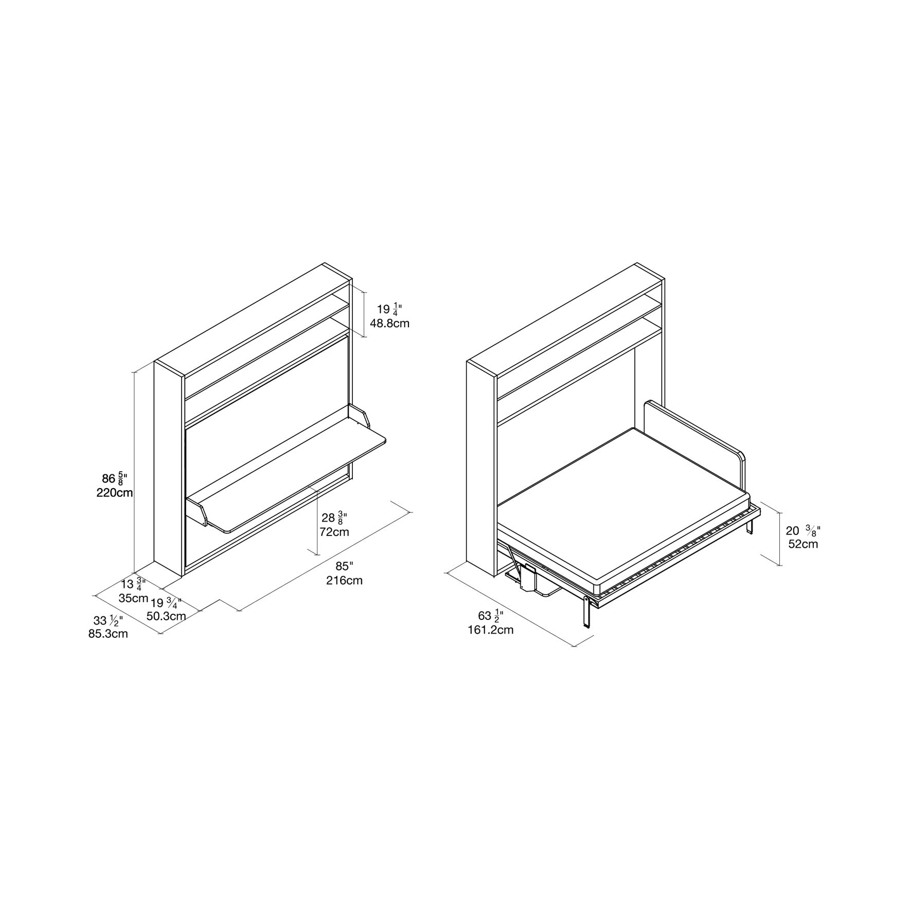 Circe Desk Product Dimensions
