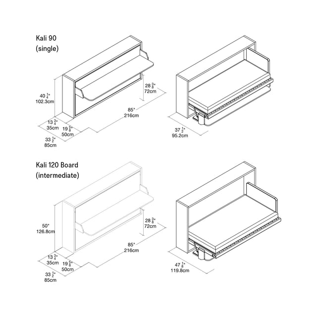 Kali Desk Product Dimensions