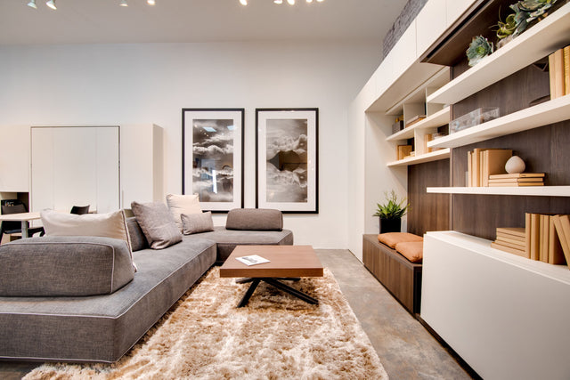 living room example at our la showroom