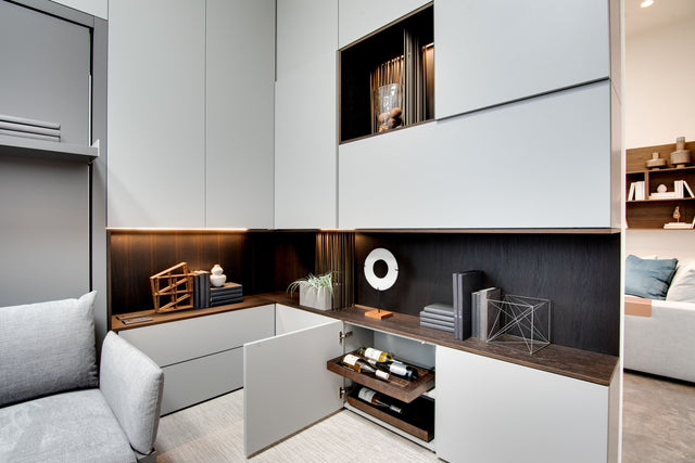 custom cabinetry at our los angeles showroom