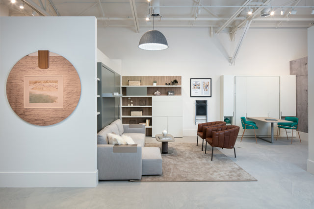 example living space at our san francisco showroom