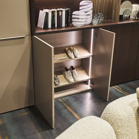 Beautiful view of Entryway Storage Furniture With Fold-Down Shelves