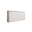 Closed Kali horizontal twin Murphy bed in white finish shown from a front angle, designed for compact living and space-saving functionality.
