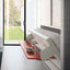 Kali Ponte Desk shown with the bed partially opened while keeping items on the desk in place, demonstrating its multifunctional design for small spaces.