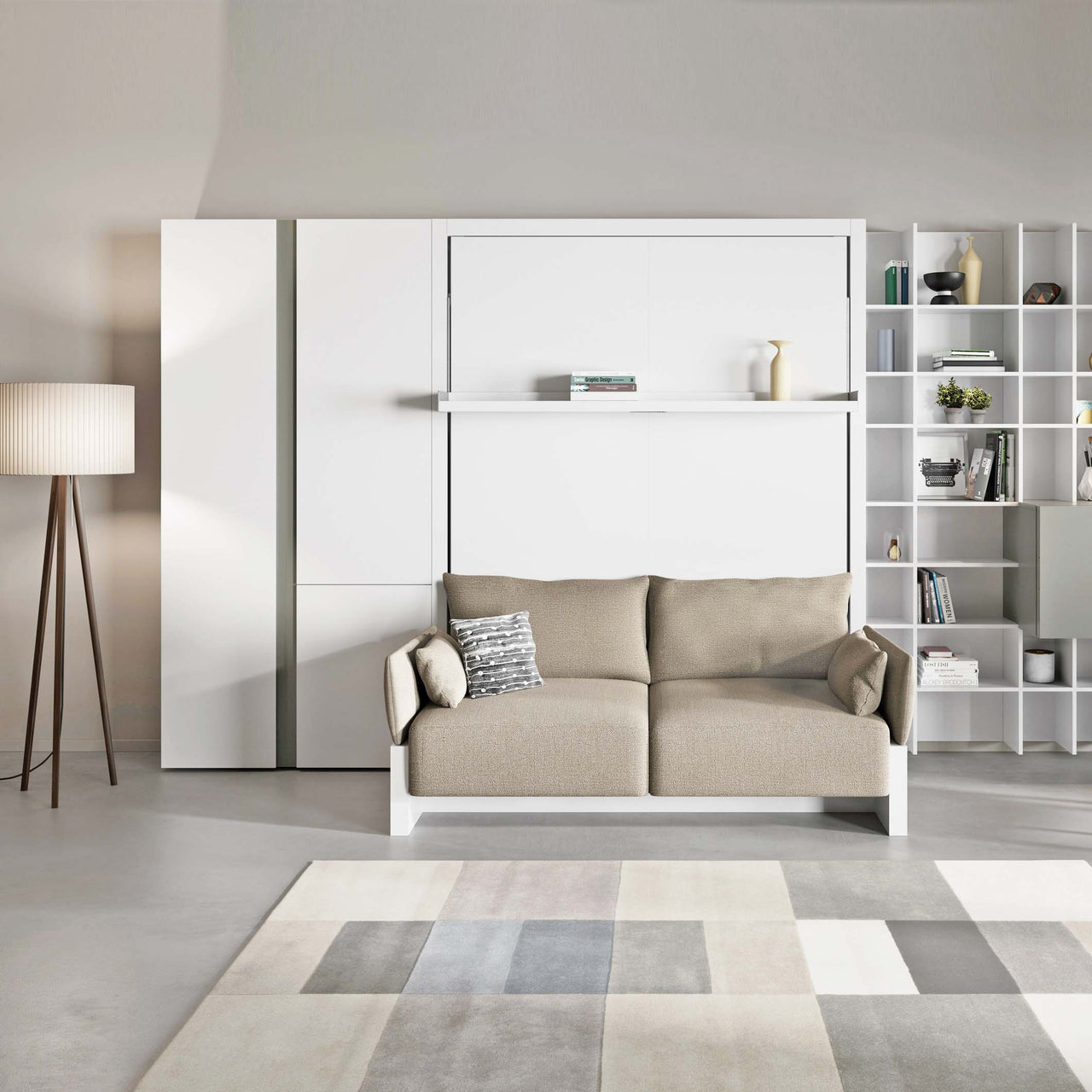 Nuovoliola | Queen Wall Bed with Sofa