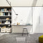 Penelope Desk Queen Murphy bed with integrated desk closed, showcasing a multifunctional space saving furniture setup.